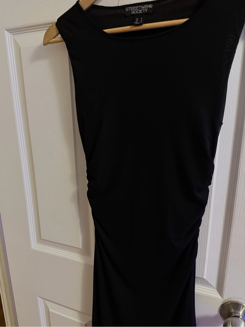 Society Black Sleeveless Maxi Dress